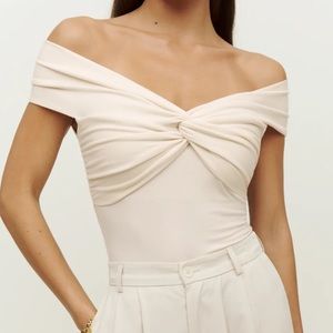 Reformation Ezlynn Knit Top